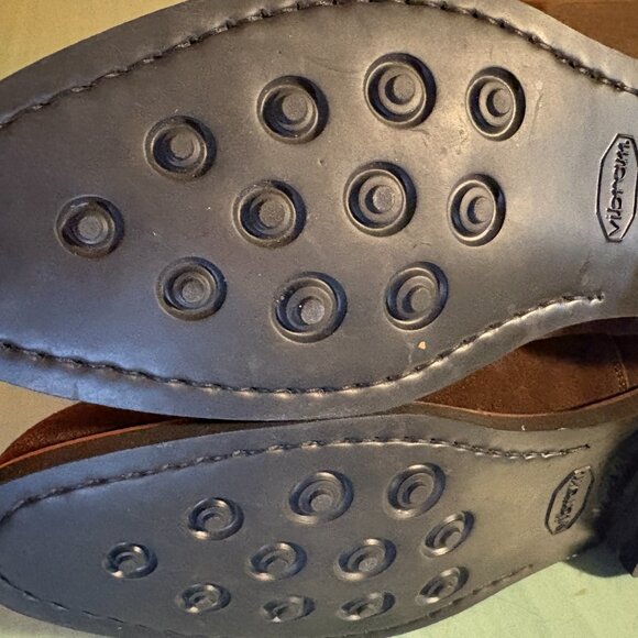 MINT Mens Trask 30-2240 Brown Suede Chelsea Pull On Boots Size 10.5 M Vibram - Picture 10 of 12